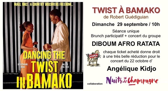 Film Twist à Bamako + concert Diboum Afro Ratata à l'Utopia.