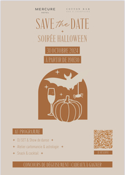 Soirée HALLOWEEN au Cotton Bar de l'hôtel Mercure