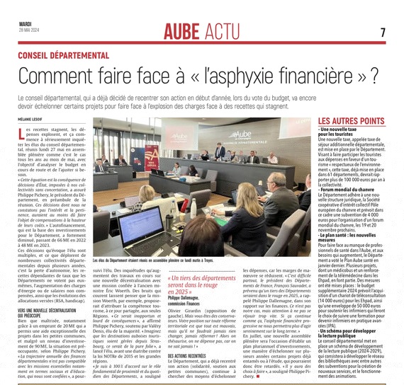 comment faire face à « l’asphyxie financière » ?