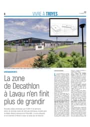 La zone de Decathlon à Lavau n’en finit plus de grandir