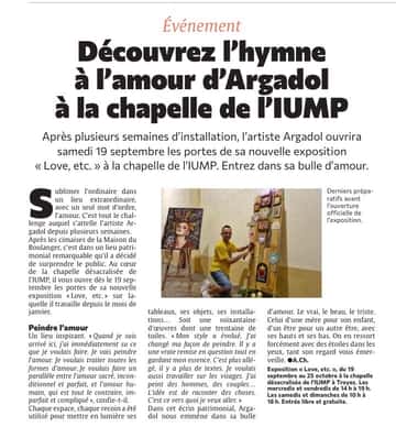 Découvrez l'hymne à l'amour d'Argadol à la chapelle de PIUMP