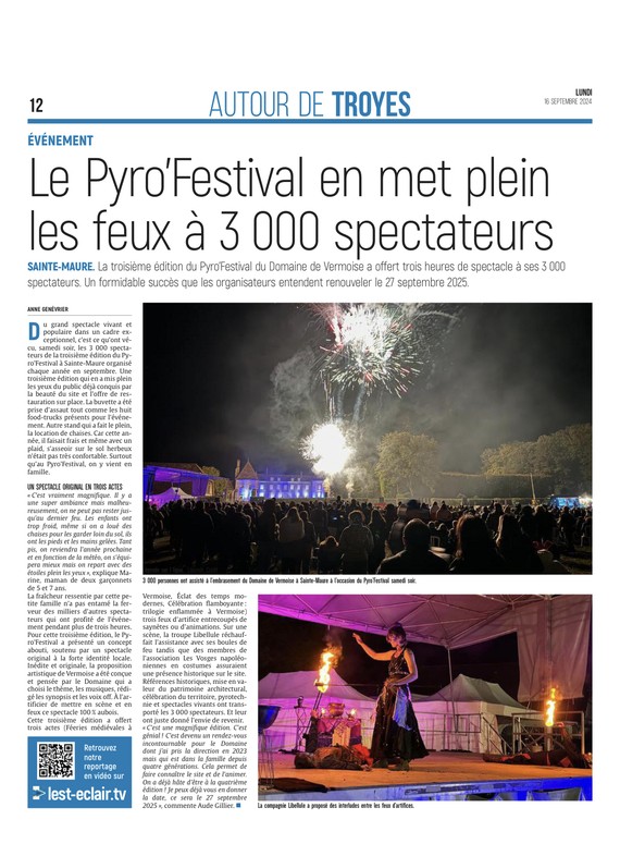 Le Pyro’Festival en met plein les feux à 3 000 spectateurs