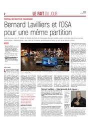 L’Orchestre symphonique de l’Aube joue sa partition avec Bernard Lavilliers