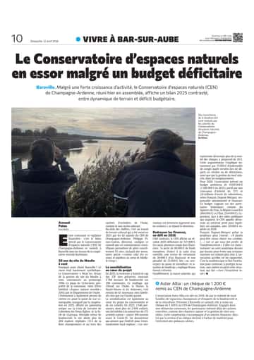 Conservatoire d’espaces naturels en essor de l’activité, budget 2025 en déficit