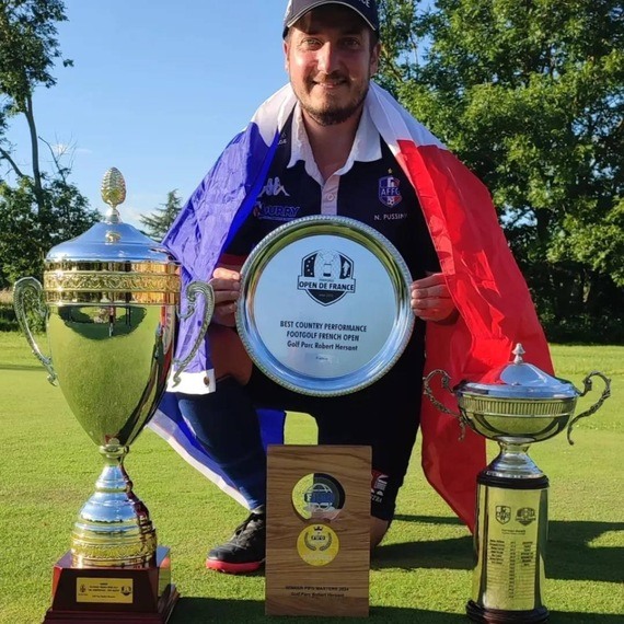 Nicolas Pussini, remporte le Grand Prix de l'Open de France.