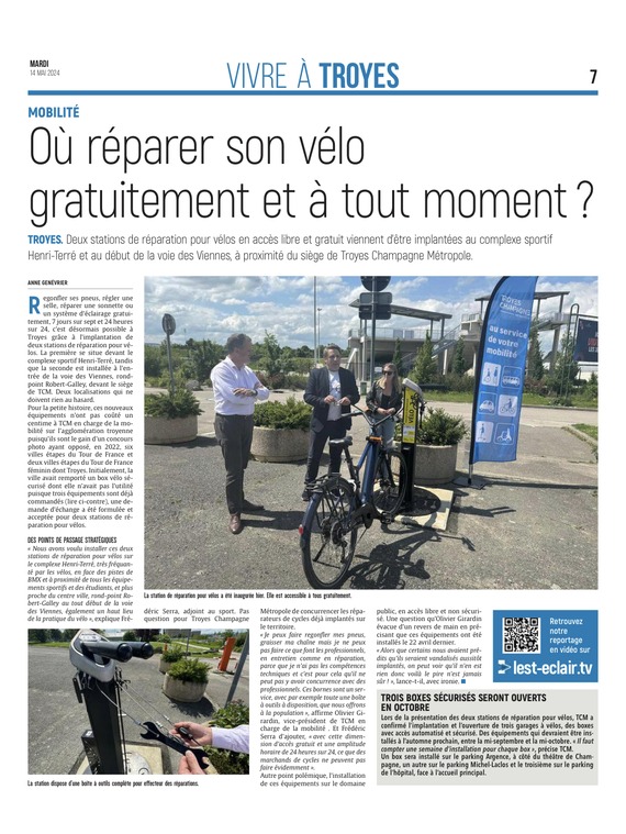 Où réparer son vélo gratuitement, de jour comme de nuit à Troyes ?