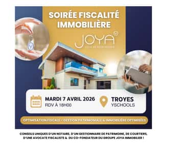 Soirée fiscalité immobilière by Joya
