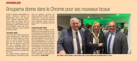 Groupama donne dans le Chrome pour ses nouveaux locaux