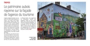 Le patrimoine aubois rayonne sur la façade de l’agence de tourisme