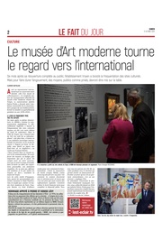 Musée d’Art Moderne met le cap et le paquet sur l’international