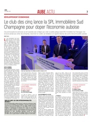 Le club des cinq lance la SPL Immobilière Sud Champagne