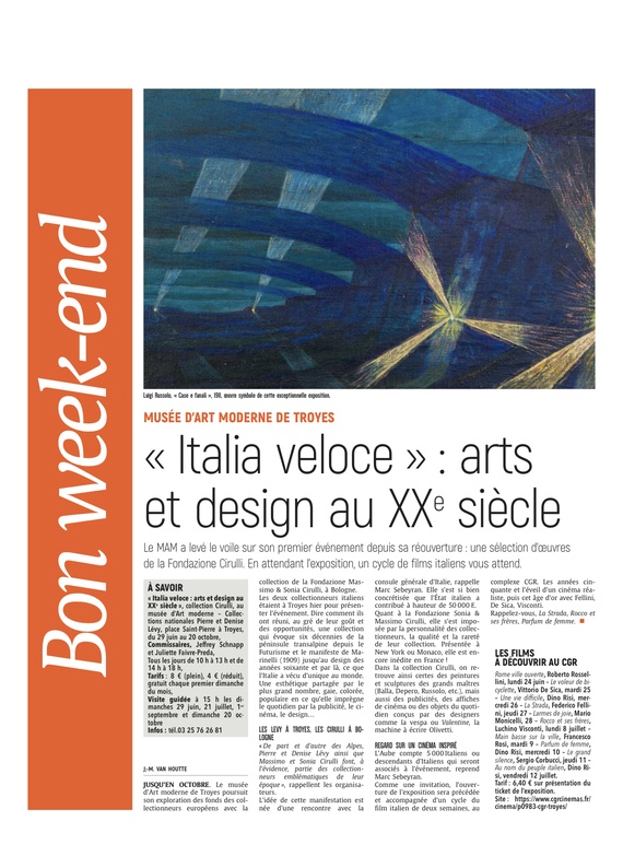 Les arts et le design italiens du XXe siècle Italia Veloce