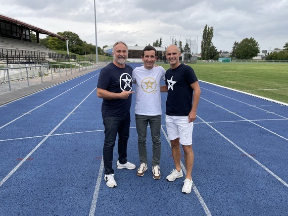 Benoît Nayrac avec Benjamin Nivet, parrain des Pépites sport.