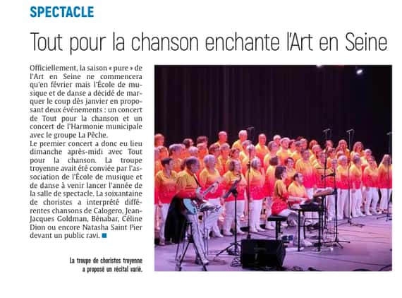 Tout pour la chanson enchante l’Art en Seine.