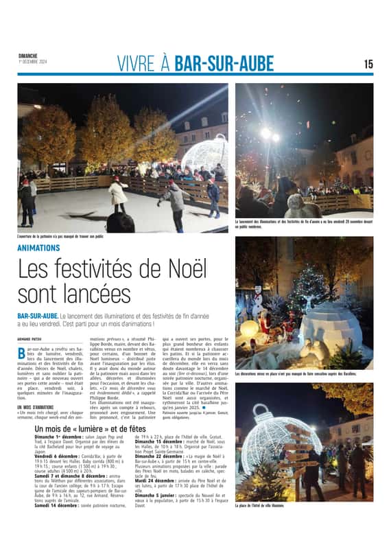 La magie de Noël s’empare de Bar-sur-Aube