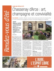 Champagne Chassenay d'Arce : art, champagne et convivialité.