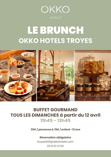 OKKO HOTELS Troyes Centre propose son nouveau brunch dominical
