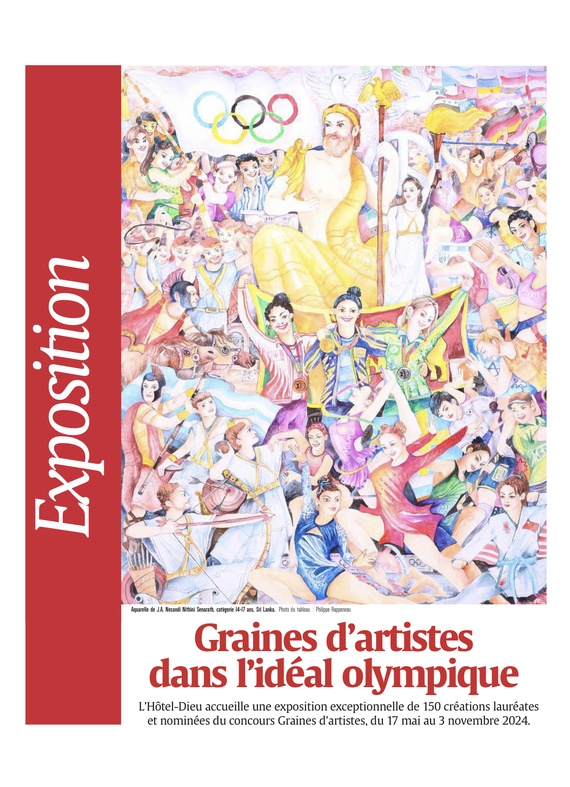 Tout savoir sur IMAJ et l'expo Graines d'artistes dans l'idéal olympique.