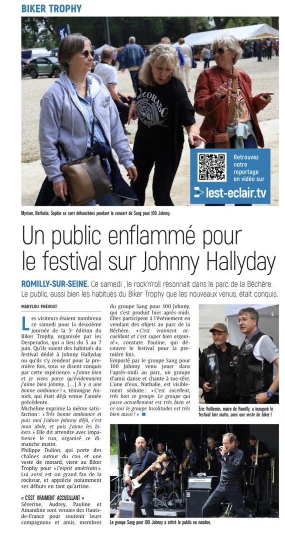 Un public enflammé pour le festival Johnny Hallyday