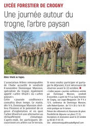 Journée conférence autour du trogne, l’arbre paysan