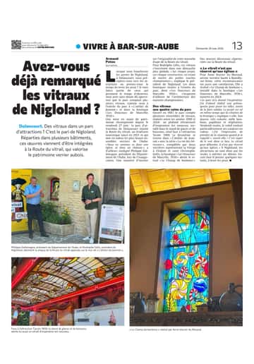 Nigloland : pourquoi le parc aubois intègre la Route du vitrail ?
