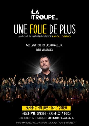 Nos Pépites de La Troupe en concert le samedi 2 mai