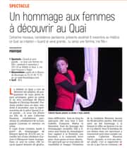 Un hommage aux femmes à découvrir au théâtre Le Quai