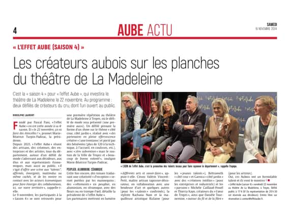 les « talents » aubois défilent au théâtre de La Madeleine