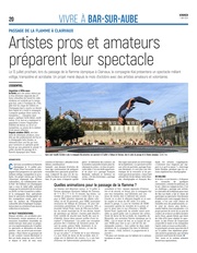 À Clairvaux, artistes amateurs et professionnels se préparent