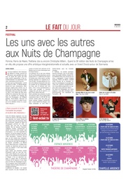 Les uns avec les autres aux Nuits de Champagne.