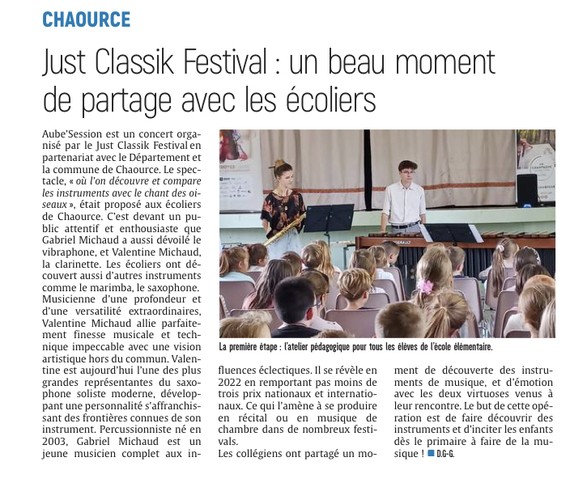 Just Classik Festival : un beau moment de partage