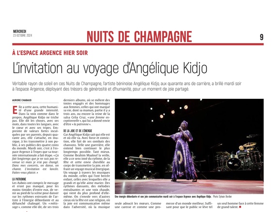 L’invitation au voyage d’Angélique Kidjo