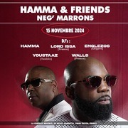 HAMMA & FRIENDS revient le 15 novembre à la Chapelle Argence.