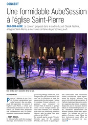 Une formidable Aube’Session à l’église Saint-Pierre