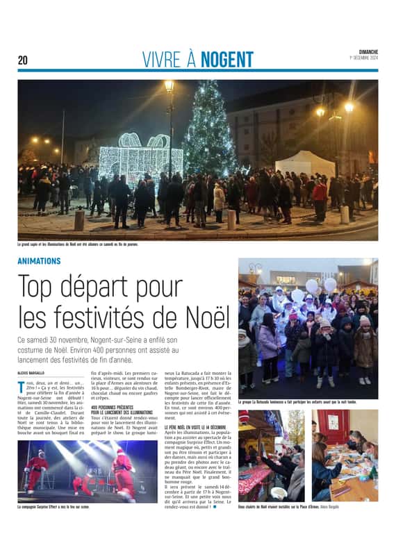 Nogent-sur-Seine lance les festivités de Noël