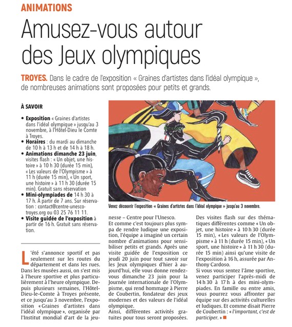 Amusez-vous autour des jeux olympiques