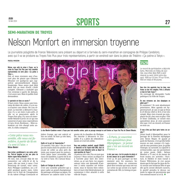 Nelson Monfort en immersion troyenne !