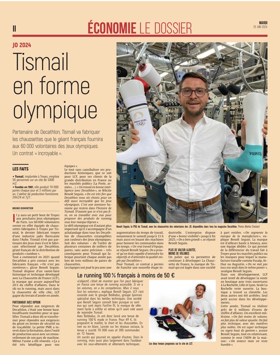 Tismail en forme olympique