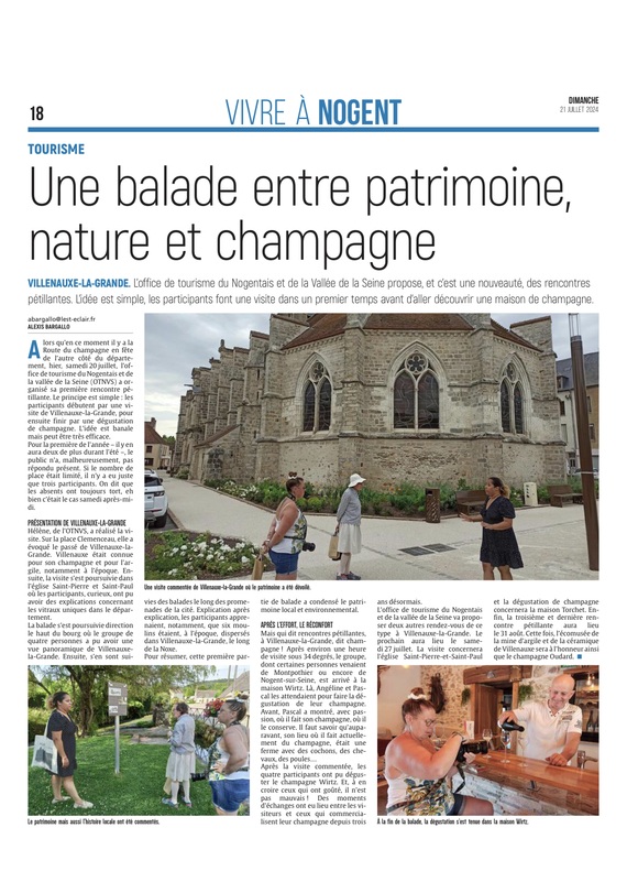 Une balade entre patrimoine, nature et champagne