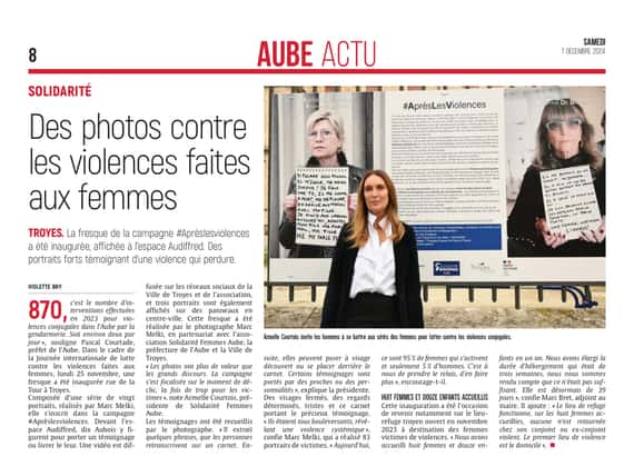 Violences faites aux femmes : « Les photos ont plus de valeur ...