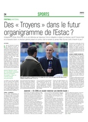 Des troyens dans le futur organigramme de l'Estac ?