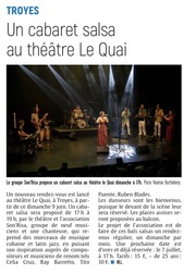 Un cabaret salsa au théâtre Le Quai