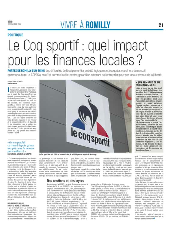 Crise au Coq sportif : quel impact pour les finances ?