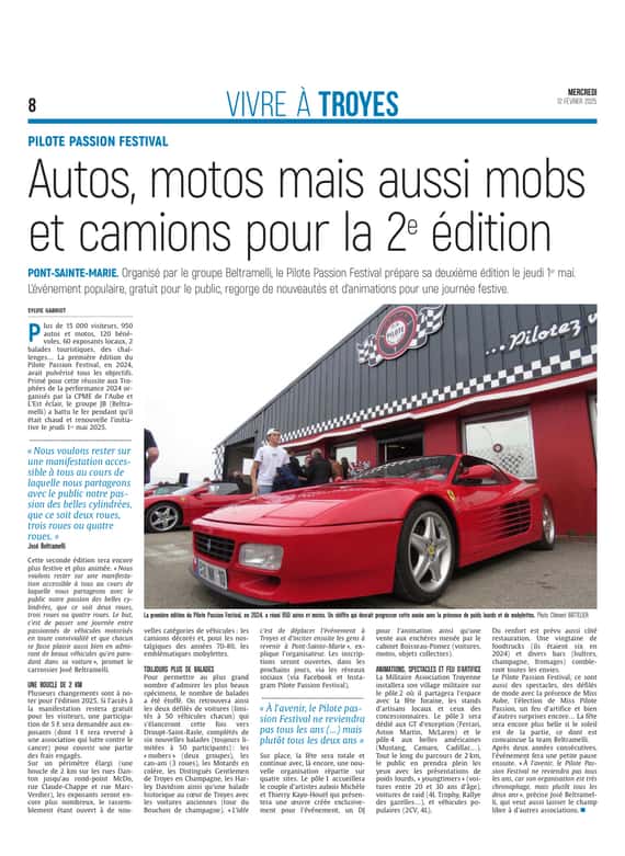 Autos, motos mais aussi mobs et camions pour la 2e édition