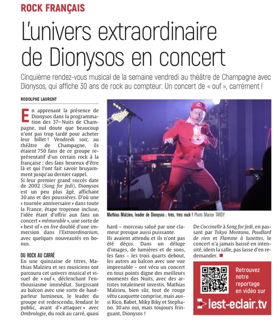 L’extraordinaire univers musical de Dionysos