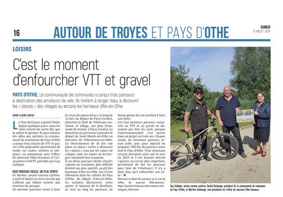 C'est le moment d'enfourcher VTT et gravel.