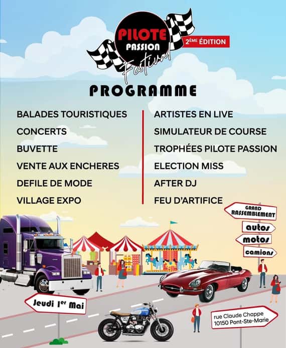 Pilote Festival 2ème édition : l'affiche et le programme