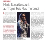 Marie Iturralde avec son nouveau spectacle au 3X+ ce mercredi.