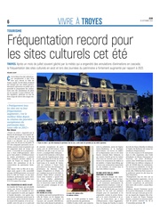 Fréquentation record cet été pour les sites culturels troyens