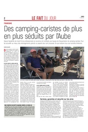 Des camping-caristes de plus en plus séduits par l’Aube